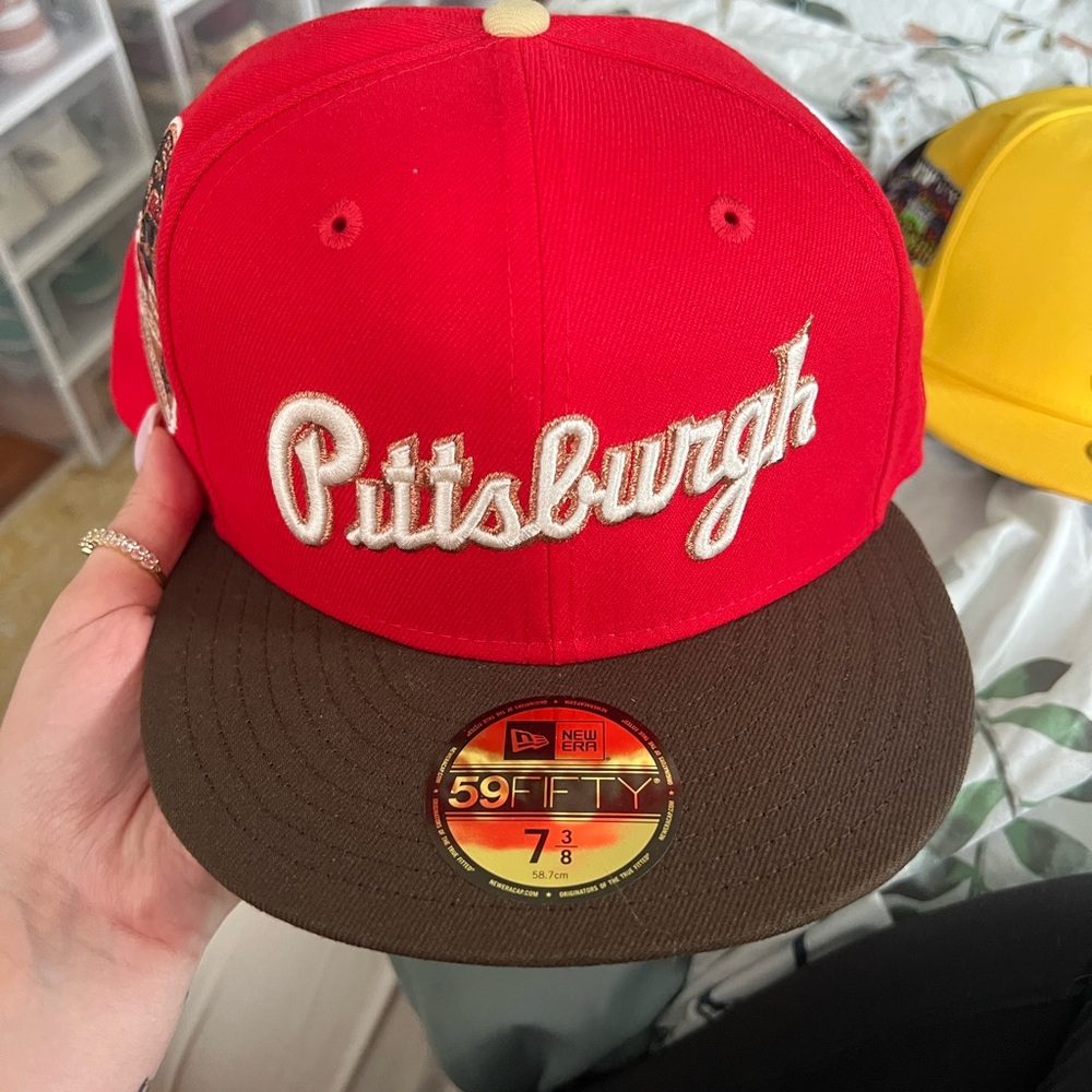 New Era Red and Brown Pittsburgh Cap